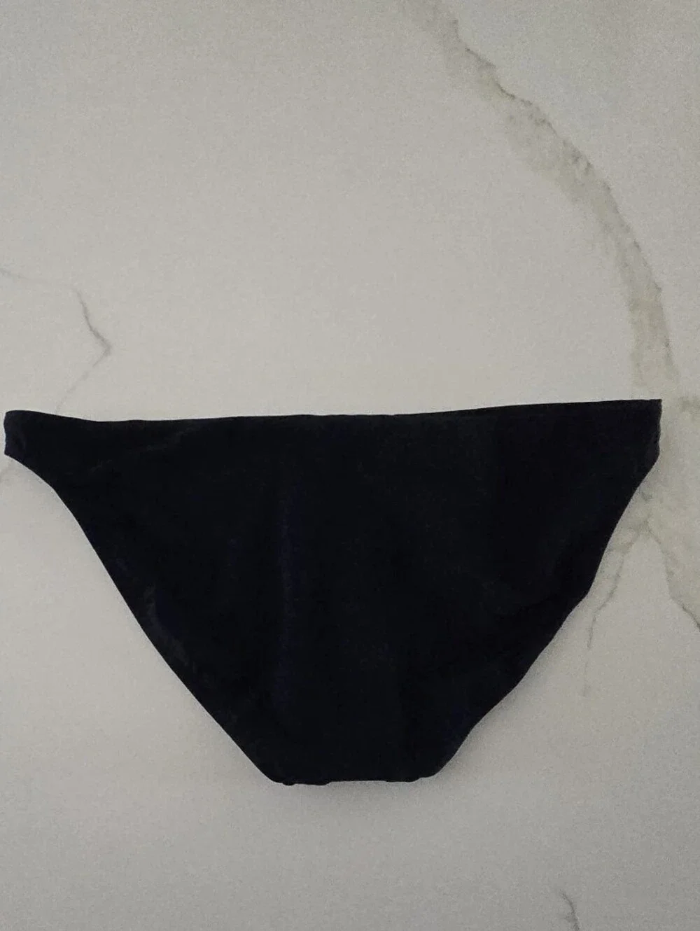 Tory Burch Navy Bikini Set with Gold Logo Accents